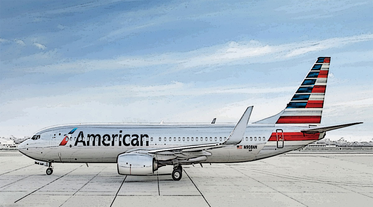 Why did American Airlines call this passenger a no show for a flight it canceled?