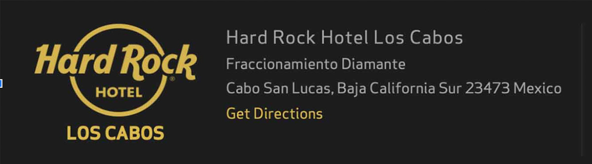 Hard Rock Los Cabos is on the west coast of Mexico, this the worst travel agent ever didn't know it. 