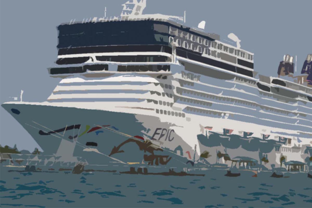 Norwegian Cruise Line's ship Epic. The couple in this article was denied boarding the cruise.