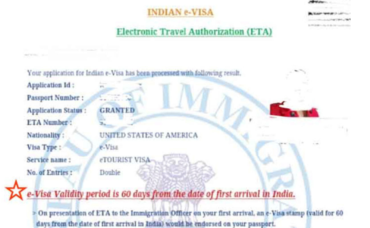 This information shows that the traveler did not understand the terms of her E-visa to enter India. 