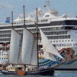 NCL denied boarding Norwegian Spirit, cruise ship on the ocean, Norwegian Spirit