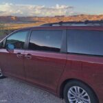 Alamo rental car in the desert.