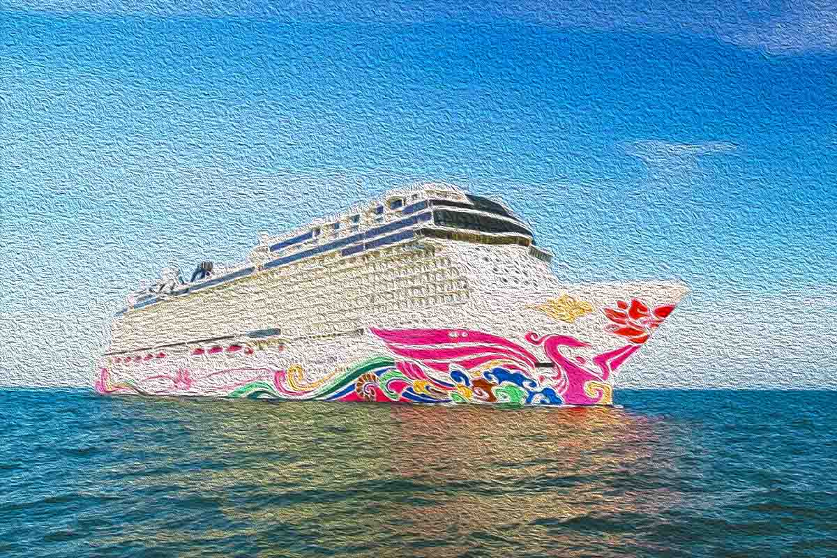 Norwegian Cruise Line Joy, a cruise ship in the Caribbean, NCL cruise ship