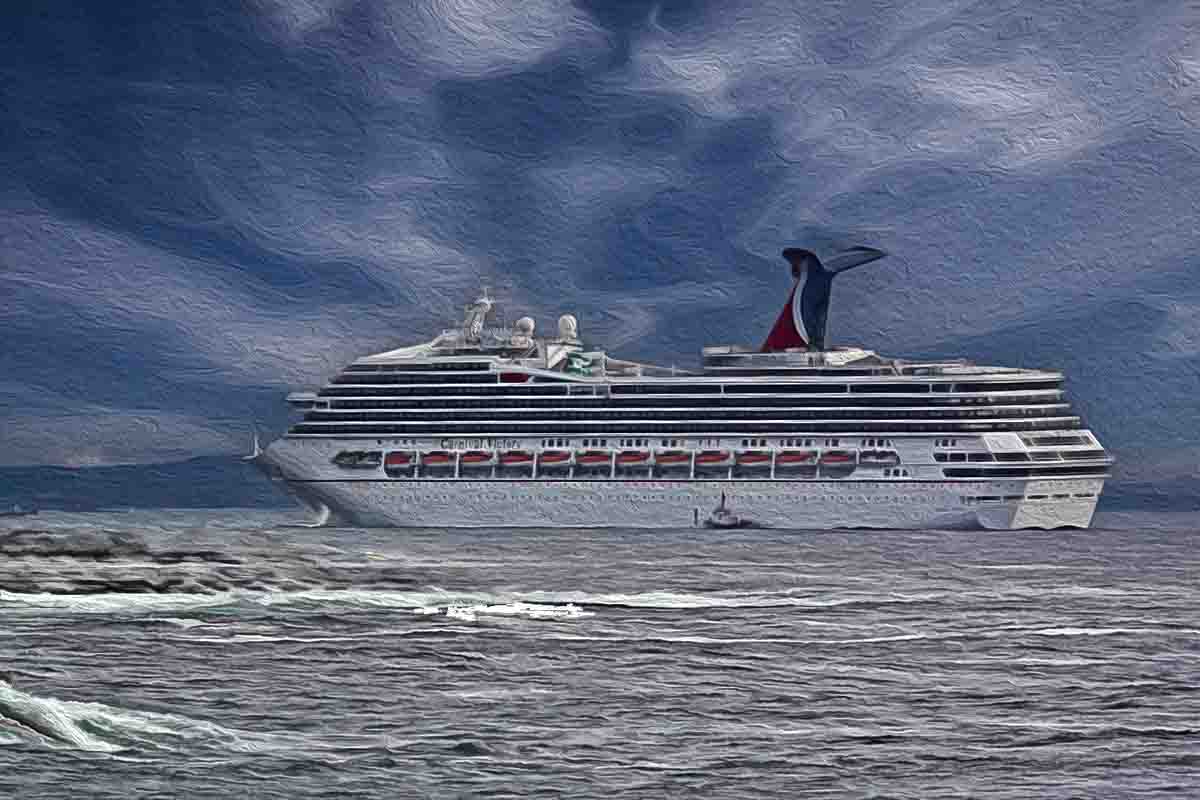 Cruise passengers ruin trip jpg clouds over a cruise ship on the ocean