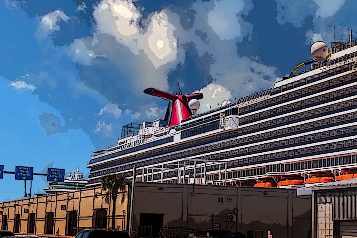 Carnival Dream waits for passengers copy Carnival Dream waiting for its passengers, cruise ship, passengers denied boarding ship over Enhanced ID confusion