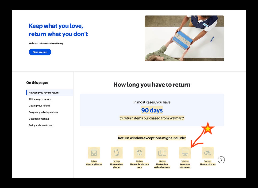 Walmart 30 day return policy electronics Walmart return policy, 30 day return policy for electronics
