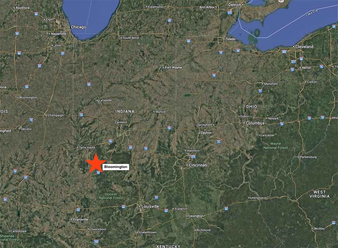Bloomington Indiana Airbnb Location of Bloomington, Indiana, Airbnb rental in Bloomington, Bad Airbnb host