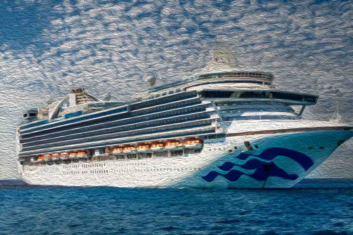 Crown Princess cruise ship The cruise ship Crown Princess