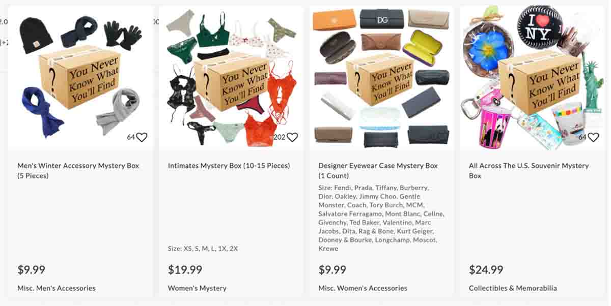 WTF, used intimate items  for sale, no thank you for this, no one wants other people's underpants, Unclaimed Baggage