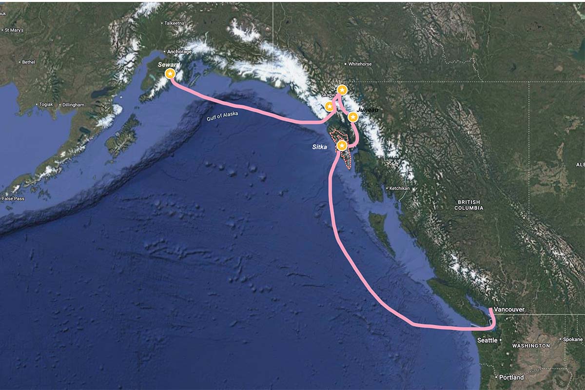 Itinerary of the cruise the family accidentally booked with a fake Costco Travel agent.