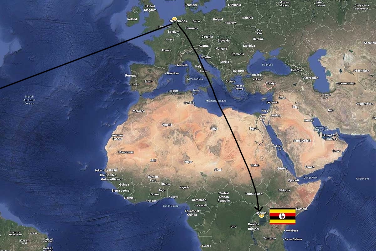 The doctor planned to fly to Entebbe on KLM &mdash; until fears of Ebola led him to cancel his flight.