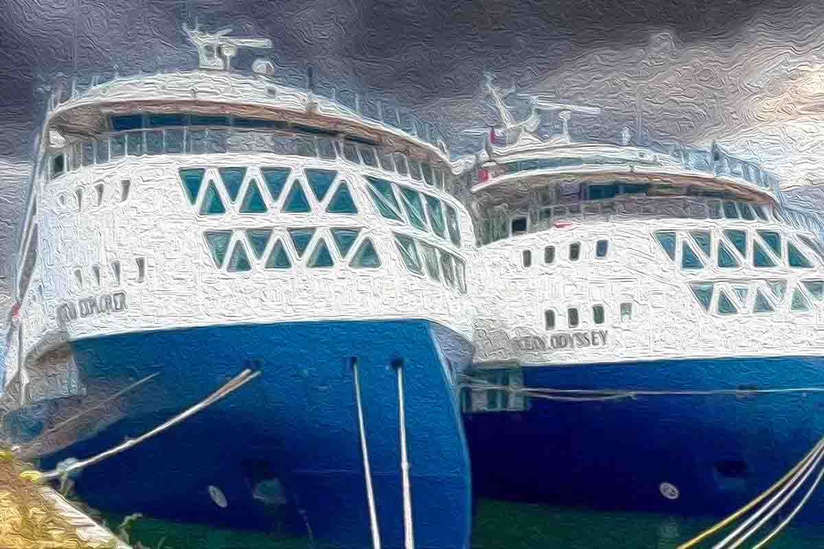 The two ocean ships that bankrupt Vantage Deluxe World Travel used before it went belly up.